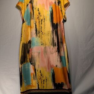 Abstract Print Women's Dress